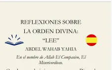 REFLEXIONES SOBRE LA ORDEN DIVINA: “LEE”