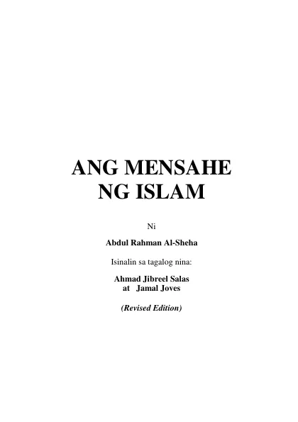 Ang mensahe ng islam