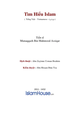 Giới thiệu về Islam